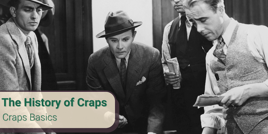 history of craps people playing dice in the 20th century